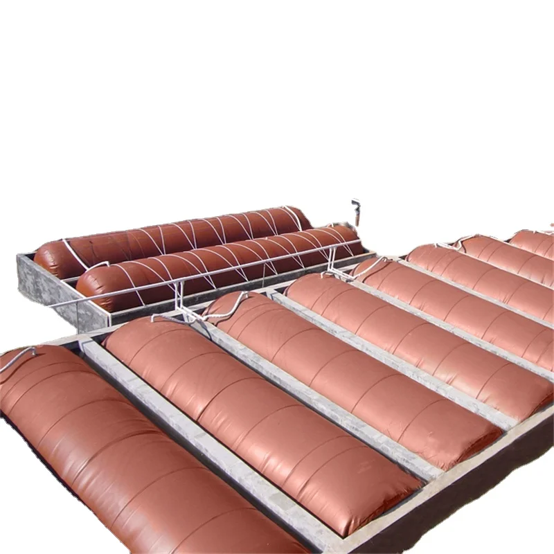 factory price cheapest flexible pvc biogas tank bio digester plant system tank for cow pig farm biogas power generation