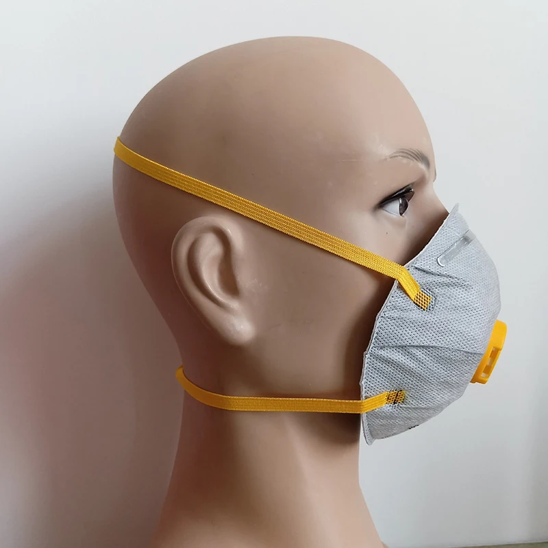 CE FFP2 NR Head loop disposable dust mask kn95 ffp2 4ply protection with carbon verified supplier wholesale air pollution mask