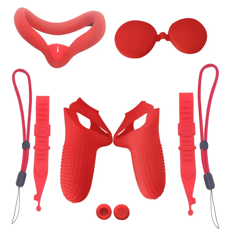 Ready To Ship  VR OCULUS QUEST 2 Accessories Silicone Protection Skin Face Controller Cover For Oculus Quest 2