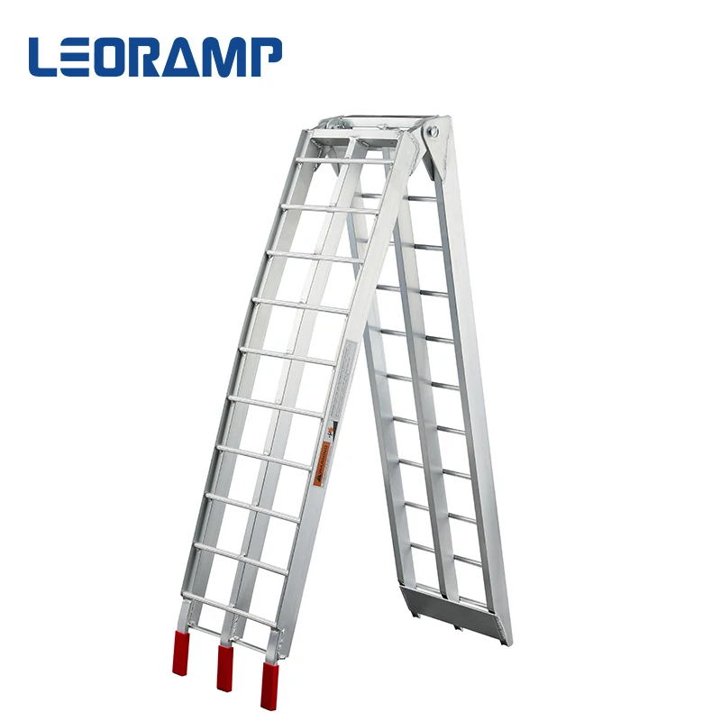 Maximum load bearing capacity 680KG portable aluminum folding loading atv ramps