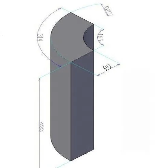 factory custom high density high purity graphite anode for rare earth production