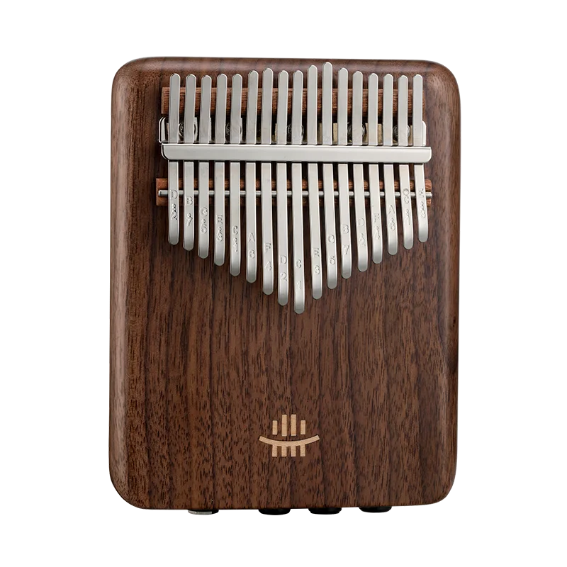 A-17 Key Electric Kalimba  American Black Walnut Thumb Piano Kalimba Musical Instrument Percussion Wooden Drum Kalimba