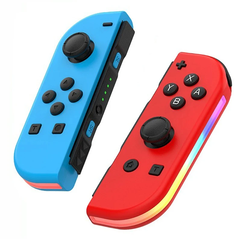 Joystick RGB Joypad Gamepad Wireless Game Controller compatible for switch 6 Axis Gyroscope Double Vibration Motor