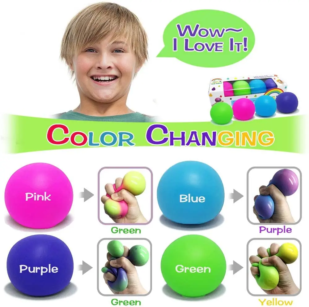 Оптовая цена, сменяющий цвет Сжимаемый мяч, Сжимаемый мяч, сменяющий цвет, миниатюрный Сжимаемый мяч для снятия стресса с милым котом