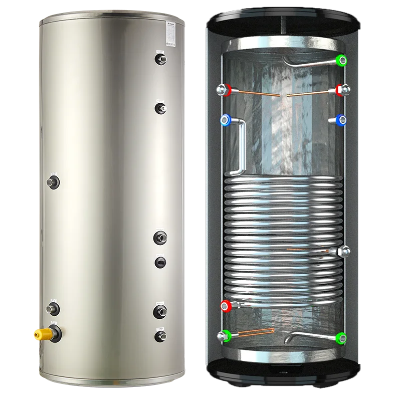 China factory supplier 200L 300L 500L 1000L buffer tank, duplex hot water buffer tank 304/316/ stainless steel