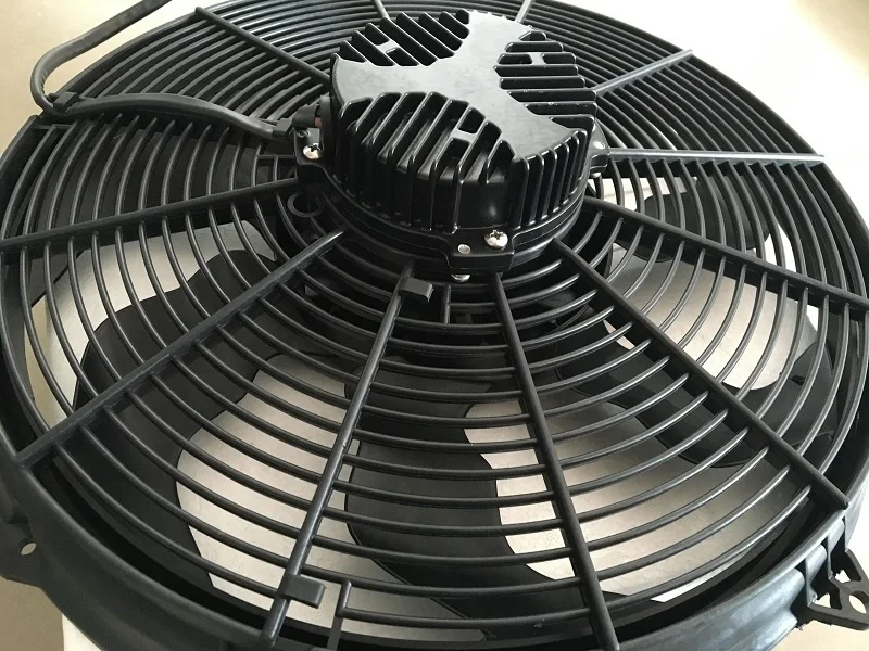 High Performance Universal Brushless Radiator Fan For Bus Air Conditioning System 16inch Condenser 24V Car Radiator Cooling Fan