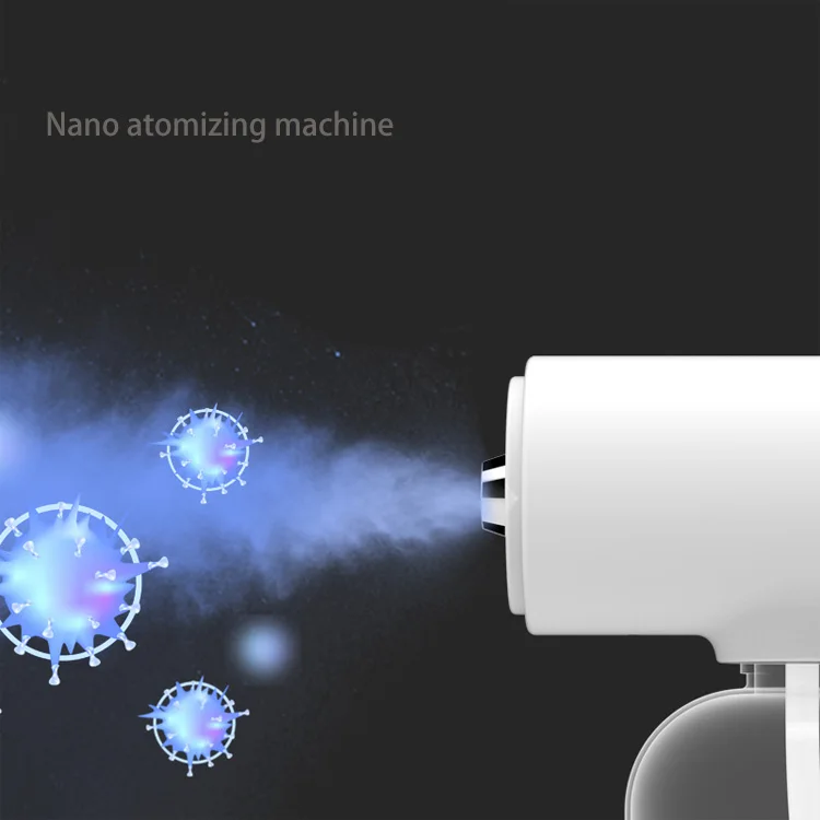 Электрический дезинфицирующий запотевающий синий луч распылитель нанораспылитель