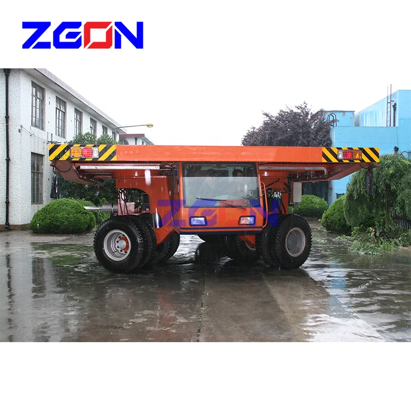 100T Hydraulic powered flatbed truck