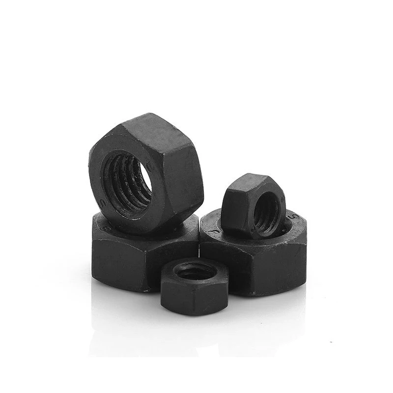 DIN934 Hexagon Nuts Grade 8 12 High Strength High Quality Black Oxide Zinc Hot-galvanized China Factory Hebei Junchuang