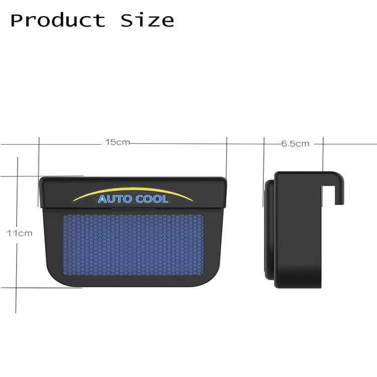 Summer Solar Powered USB Car Truck Vehicle Fan Use SunlightFor  Auto Window Cold