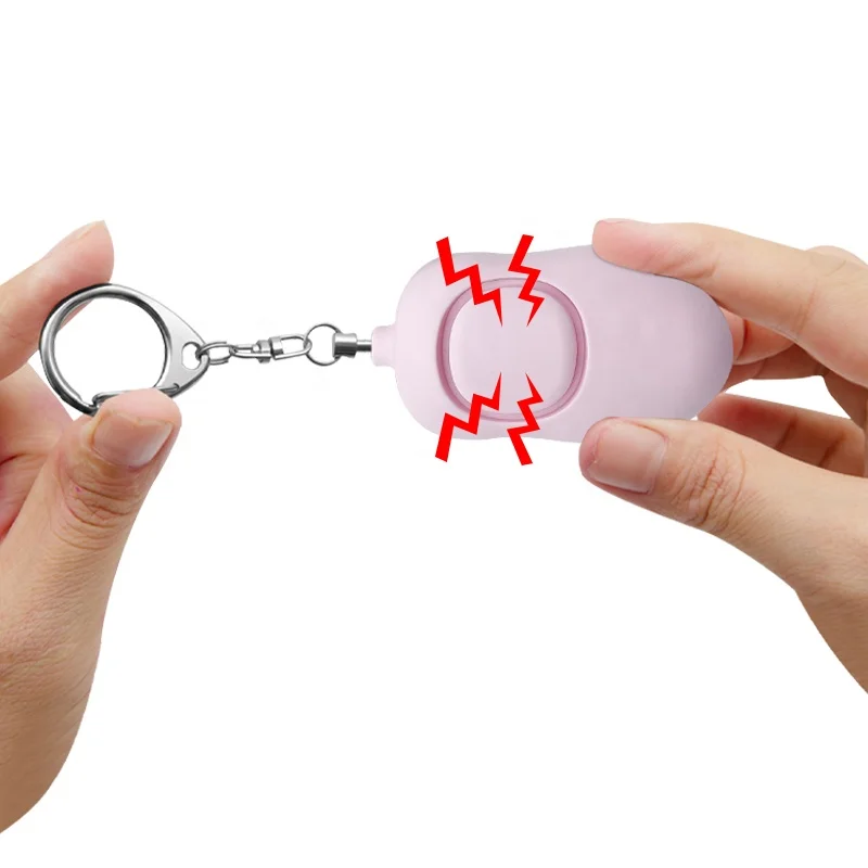 NEW SOS Alarm Security Defense 140dB Recharge Torch Personal Alarm Self Defence Keychain Anti Attack Rape Emergency Flashlight