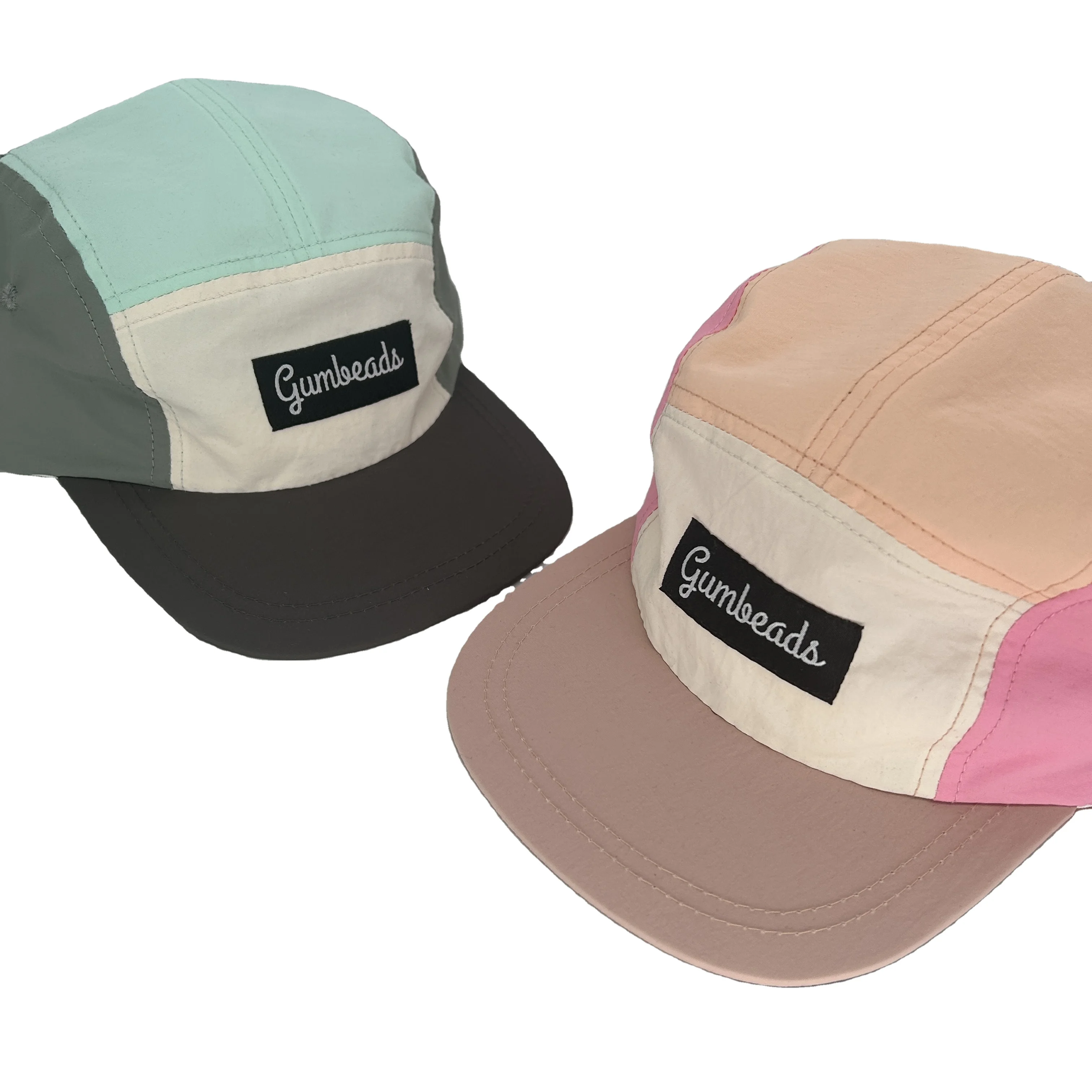 Custom Logo Snapback Waterproof Running Five Panel Camp Cap