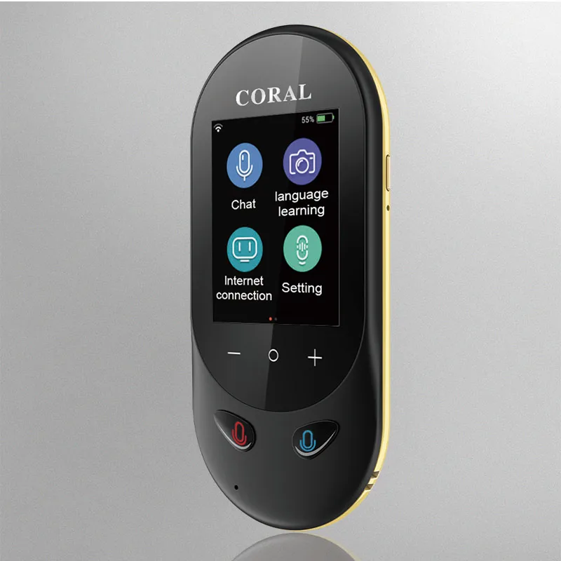 
2020 portable 2.4inch touch screen 106 language two way instant wifi/offline smart translator 