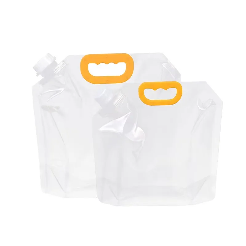 1 Gallon Beverage Liquid Bag 4L Foldable Plastic Bottle Bag