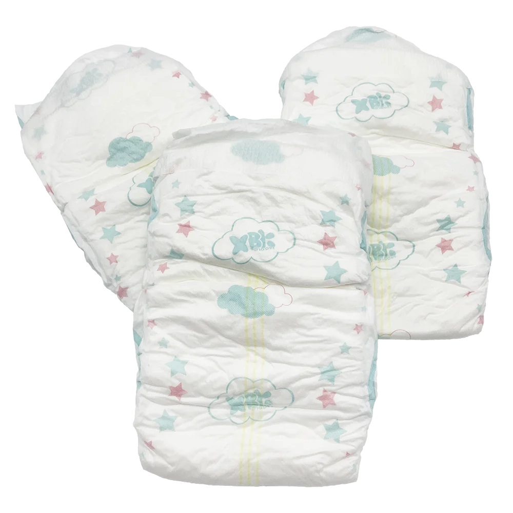 China Manufacturer Factory Price Breathable Pull Up Pants OEM Cotton Soft Care Baby Diaper