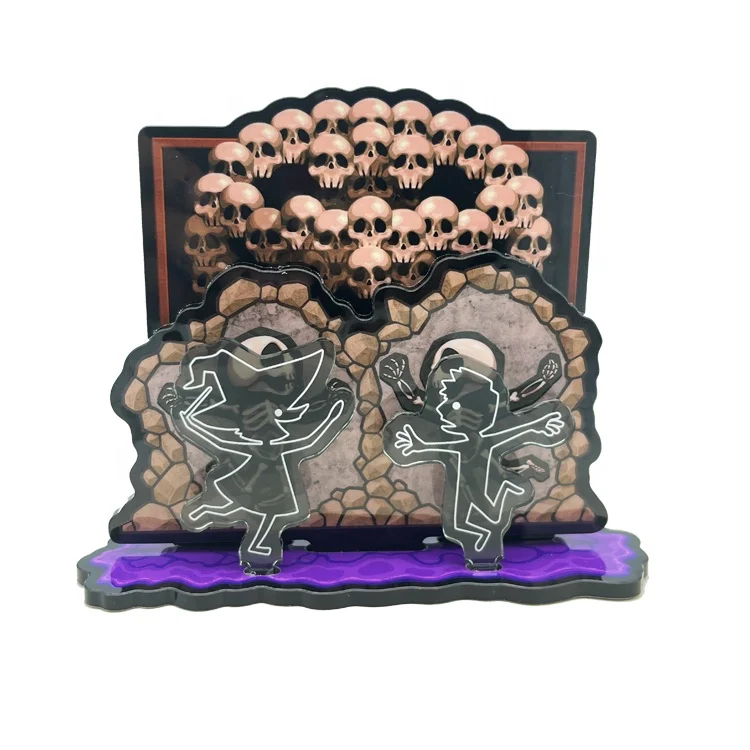 Oem Logo Ferris Wheel Custom Clear Acrylic Standee Wholesale Printing Cartoon Transparent Standee For Promotional