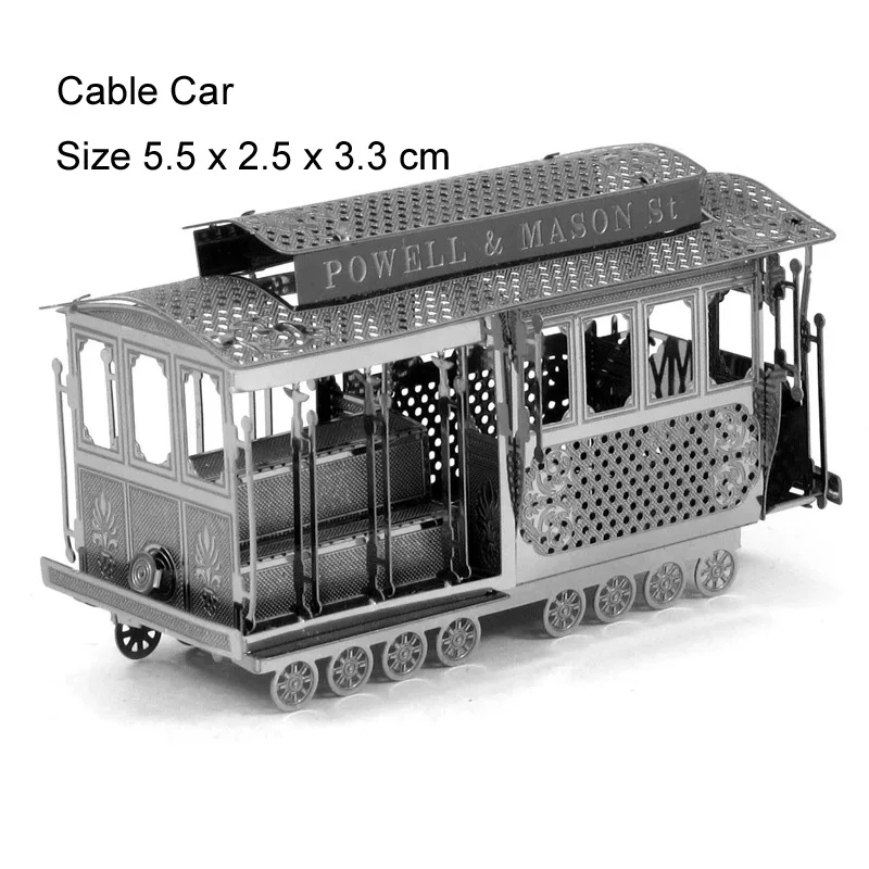 Piececool 3D Metal Puzzles for Adults Steam locomotive DIY Model Kits3D Puzzles Home Decoration Birthday Gifts