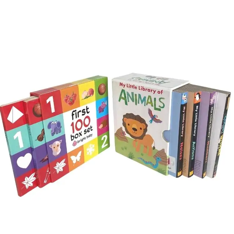 Профессиональные Детские картонные книги в твердом переплете/детские настольные книги с принтом