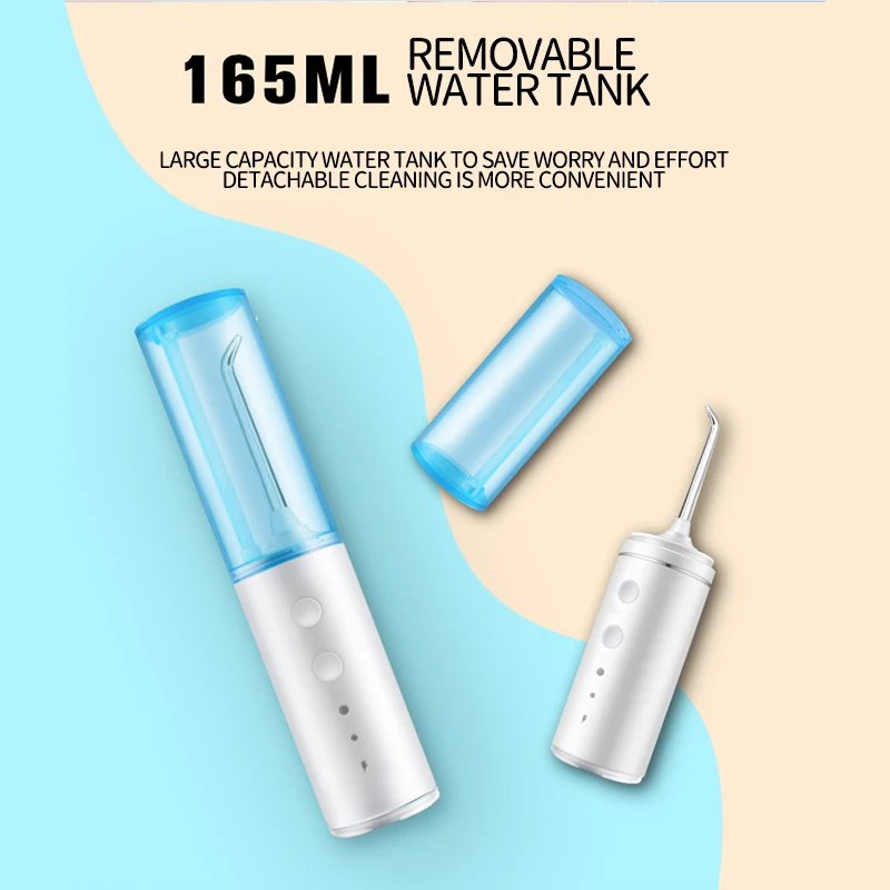 Professional Oral Irrigator Rechargeable Portable Dental Irrigator Teeth Clean Oral Dental Floss Water Jet Irrigator