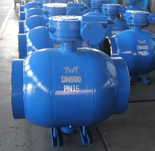 Fully-Welded Manual Trunnion Pipeline Ball Valve for Heating OEM Customizable Strength Manufacturer