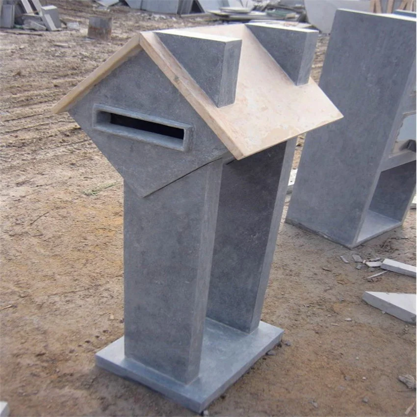 nature stone postbox different design mailbox limestone letterbox