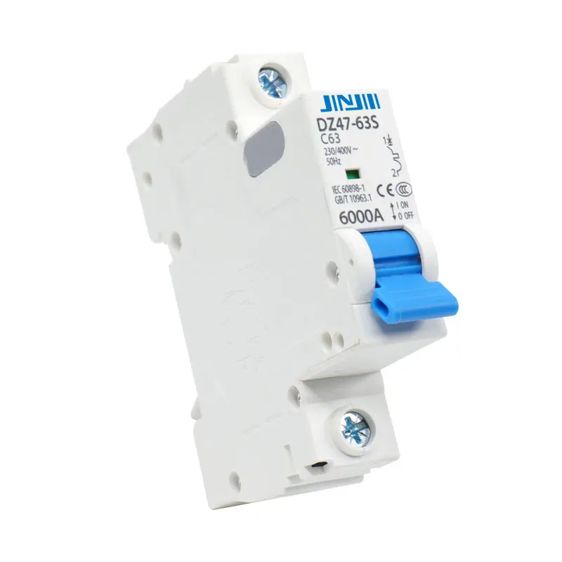 DZ47-63S 2 Pole AC MCB 10A 16A 20A 25A 32A 40A 50A 63A MCB Air Mini Circuit Breaker