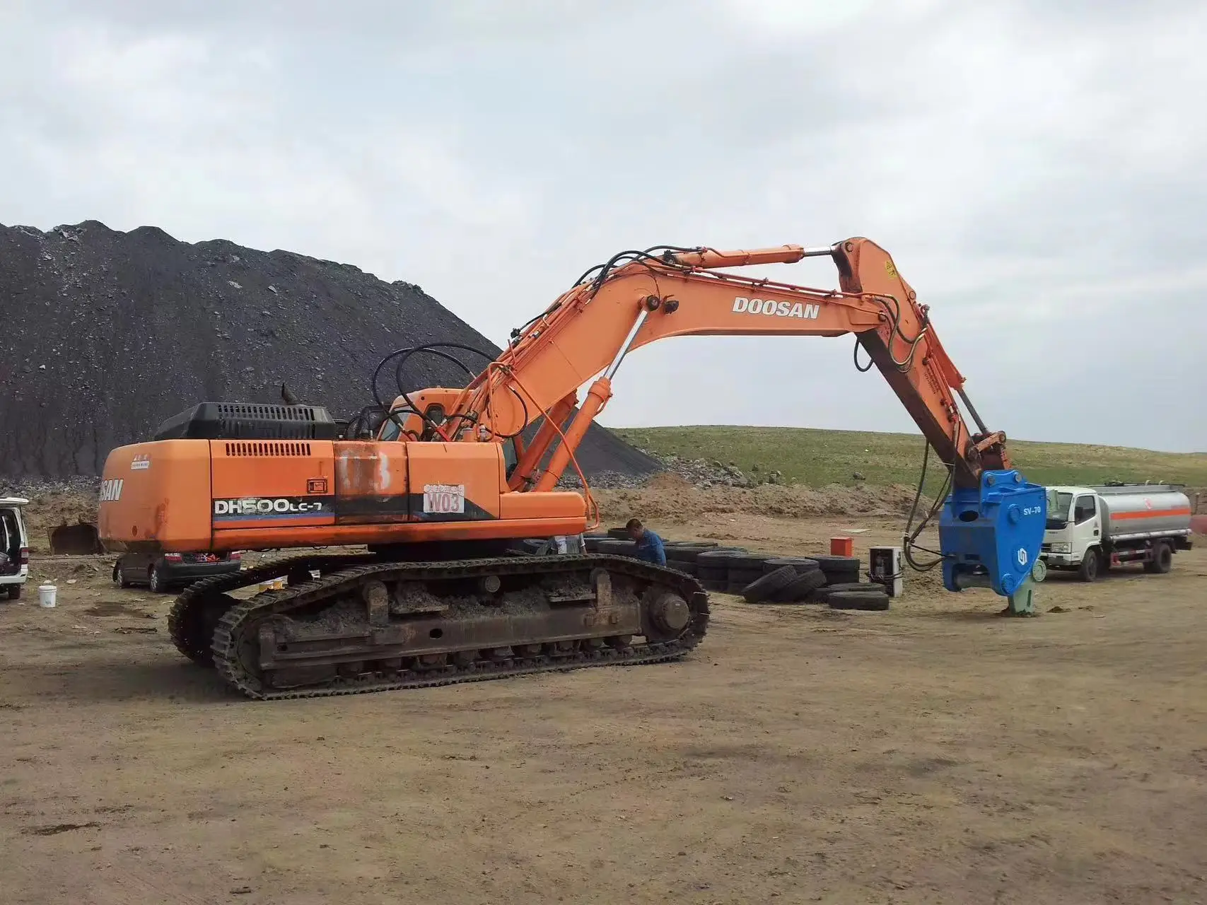 hot sale factory sale directly caterpillar komatsu 50ton excavator vibro ripper vibrotary ripper vibroting ripper