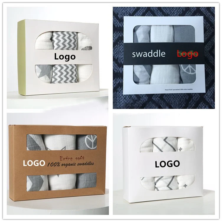 Factory Wholesale Beautiful Bamboo Fabric Baby Muslin Swaddle Blanket