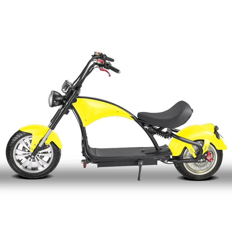 Factory Direct 2000W 12inch Fat Tire City coco M1p Chopper Motorcycle Style Electric Moped Citycoco Scooter for Adults