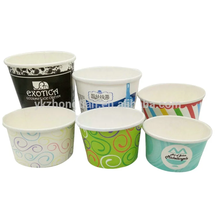 Hot Sell 64 Oz 5Oz 4Oz With Customized  Logo Ice Cream Cup 6Oz