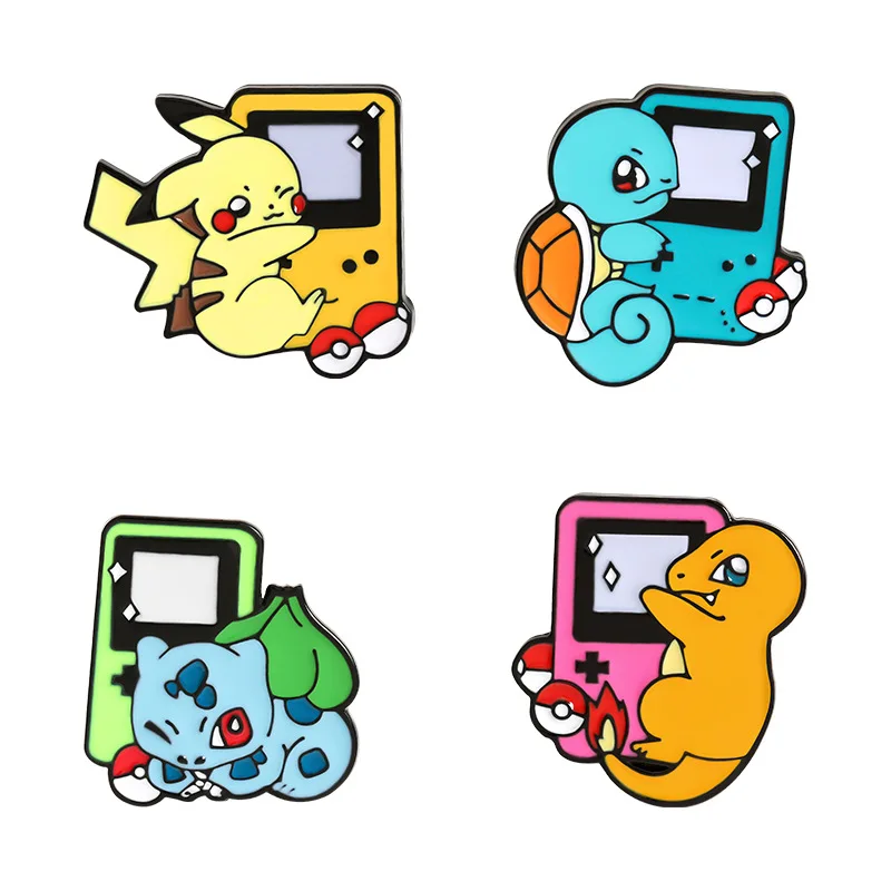 Spot New Products Hot Selling Bulk Custom Pokmon Anime Cartoon Hard Soft Enamel Pins
