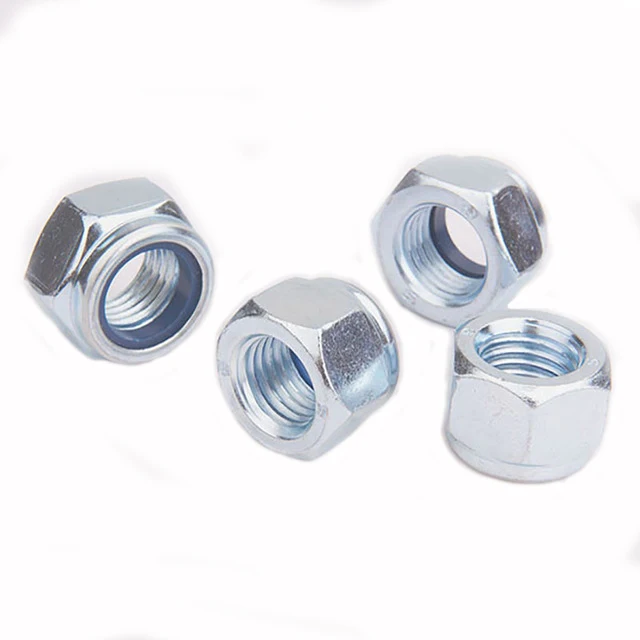 Free Samples 304 Stainless Steel Din985 Anti-Loosening Anti-Slip Cap Nylon Lock Nut 4