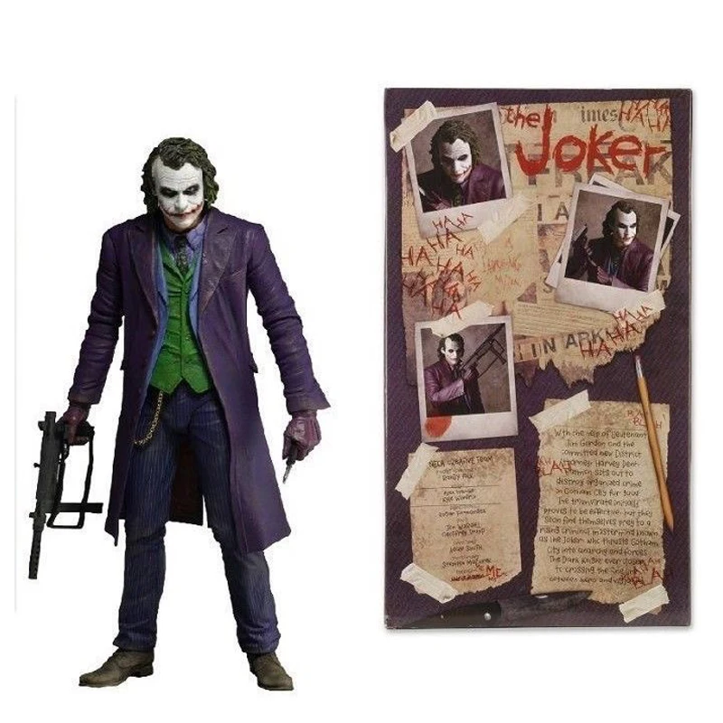 
NECA Comic Super Spiderman Joker Action Figure Toys 18cm 