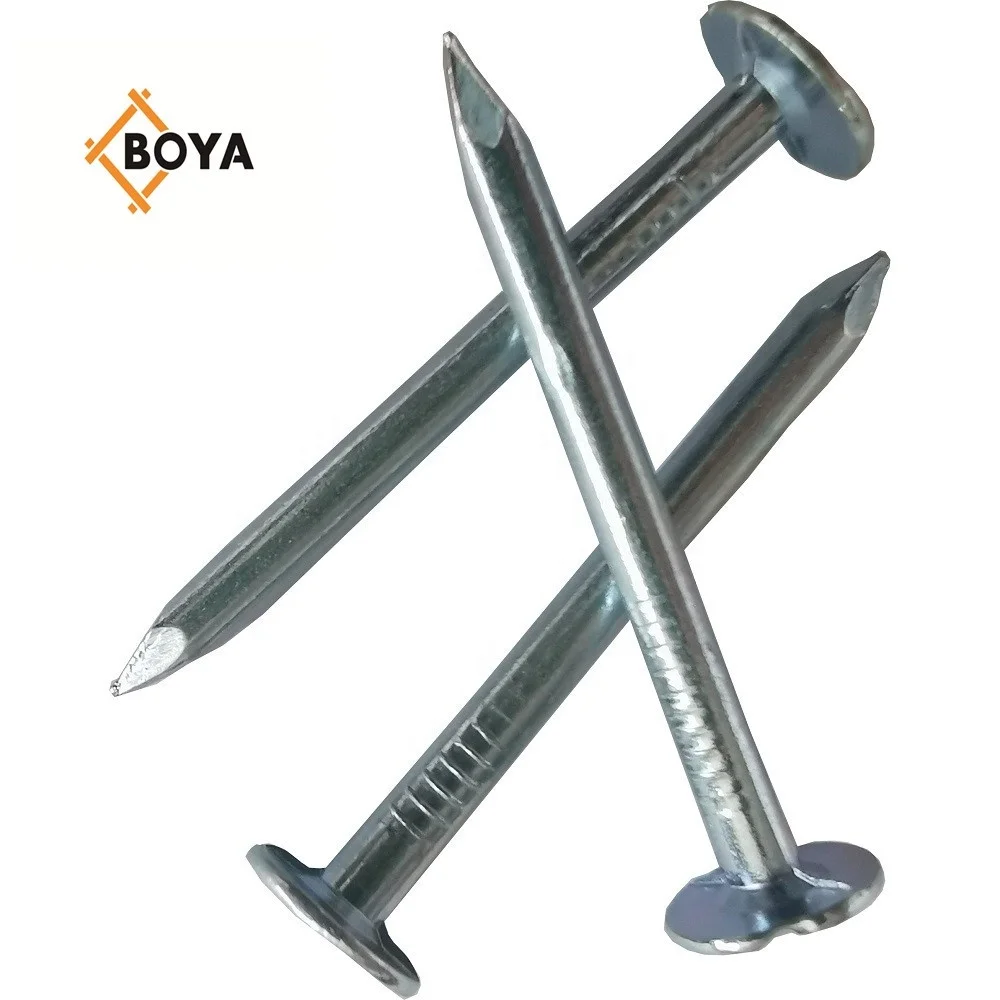 E.g 1 1/4 Wire Weld Coil Roofing Clout Nails for Pallet 114 Weld Coin Nails