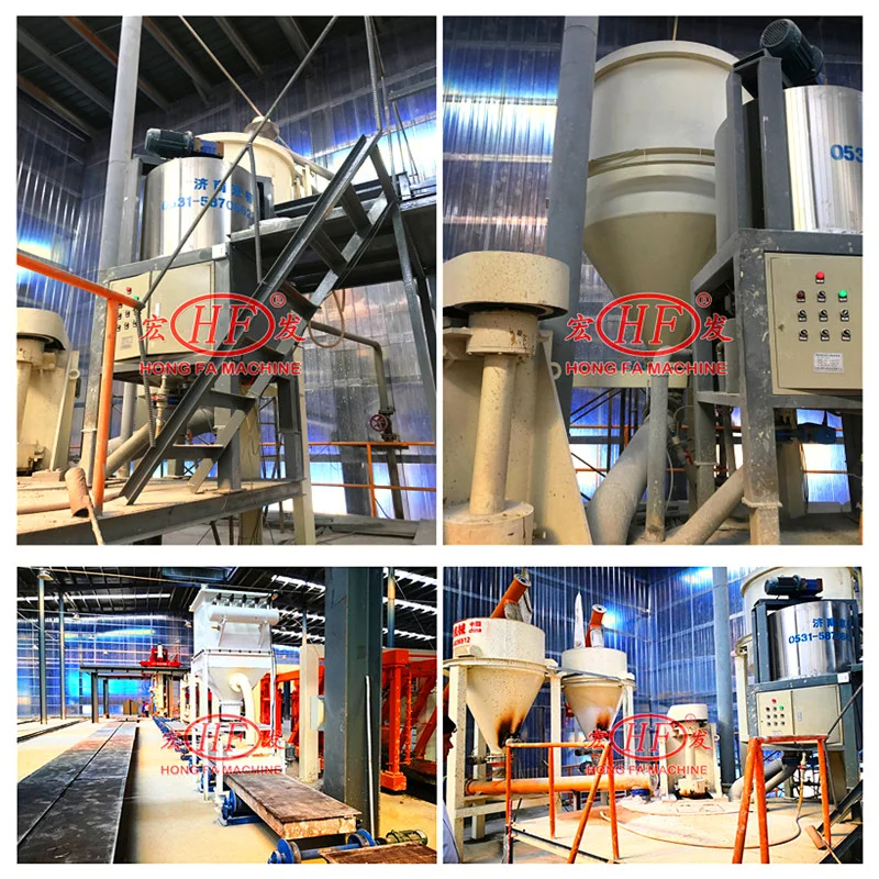 Завод HONGFA по производству газобетонных блоков полностью автоматизированная машина для производства aac Высокоэффективная установка бетонных