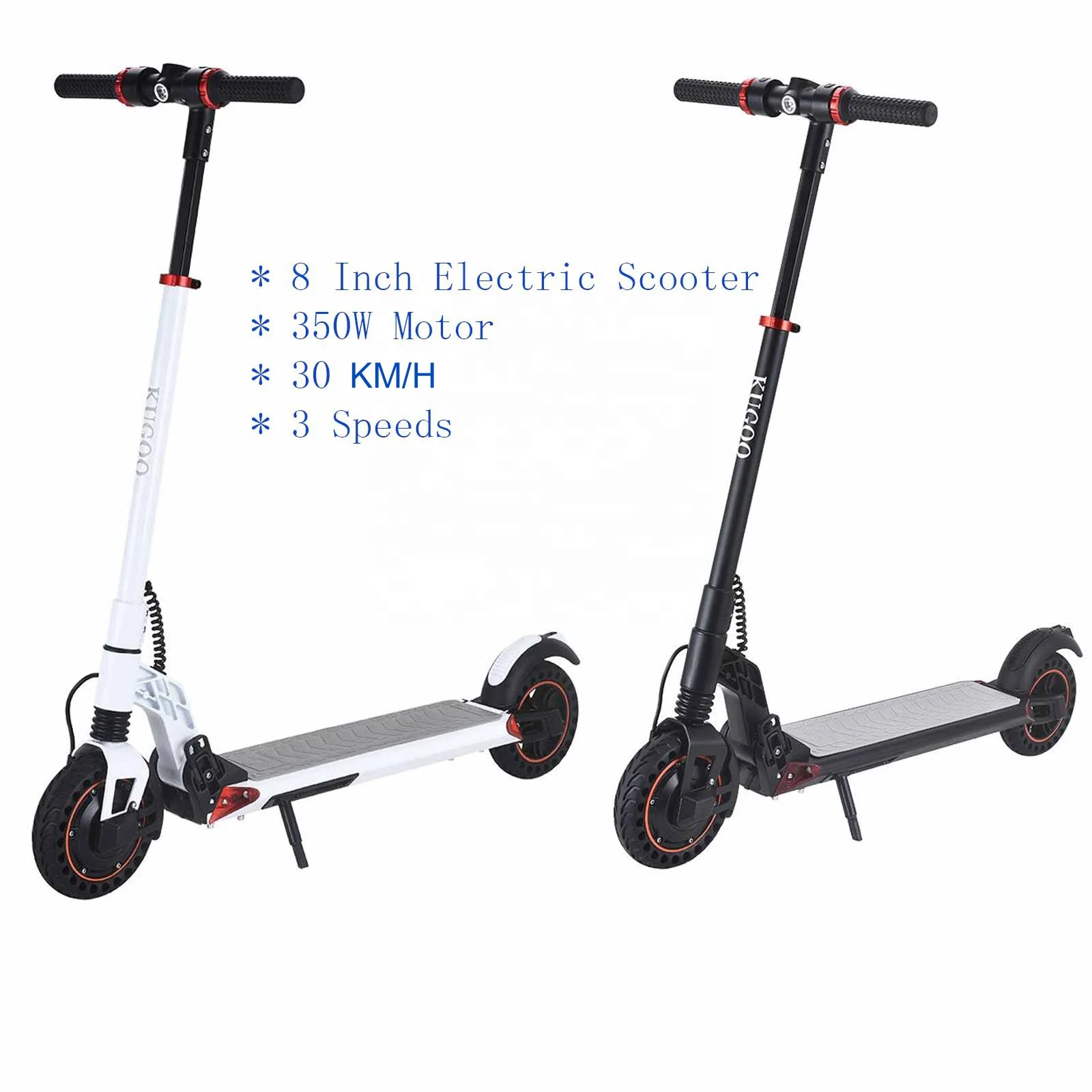 Electric Scooter 8 Inch Portable E-Scooter For Adults and  Teenagers Gift 350W Motor 30 km/h Speed 7.5AH Battery