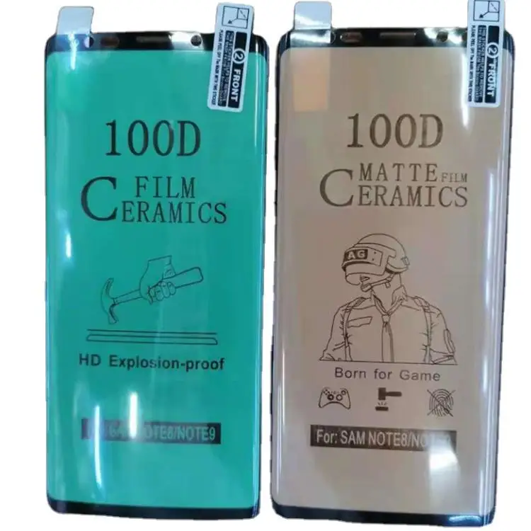 3D Curved Clear Anti Explosion 9D 100D Ceramic Screen Protector For Vivo S12 Pro iQOO 5 8 9 Pro X70 X50 Pro