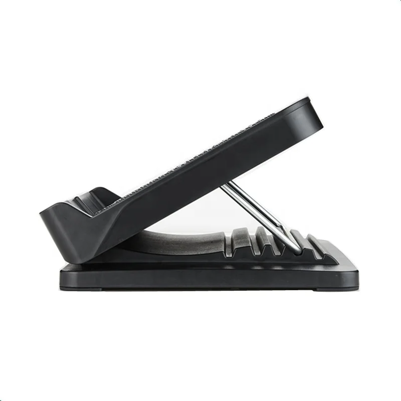 Height and angle adjustable ergonomic design slant board footrest