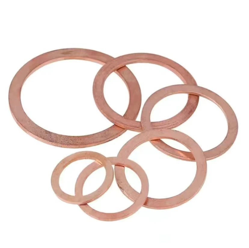High Quality Chinese Manufacturing Factory Copper Washer Joint Accessories Flat Copper Washer Oval Flat Copper Washer