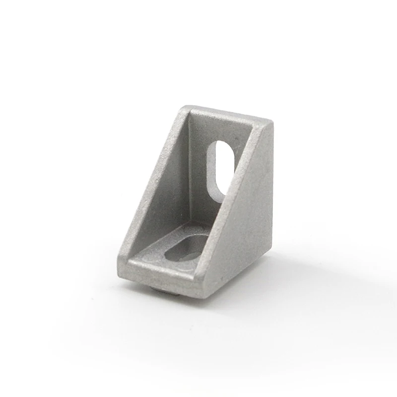 2028C 2 отверстия Внутренний угловой алюминиевый кронштейн полки для алюминиевого экструзионного профиля и промышленной 20