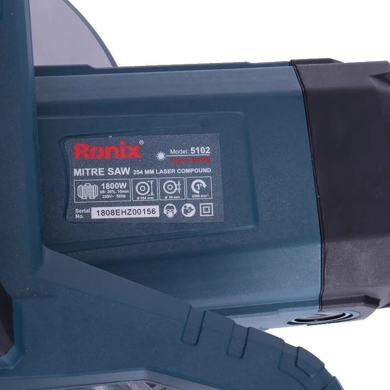
Ronix 2021 Model 5100 1450W 210mm Industrial Sliding Wood Miter Saw 