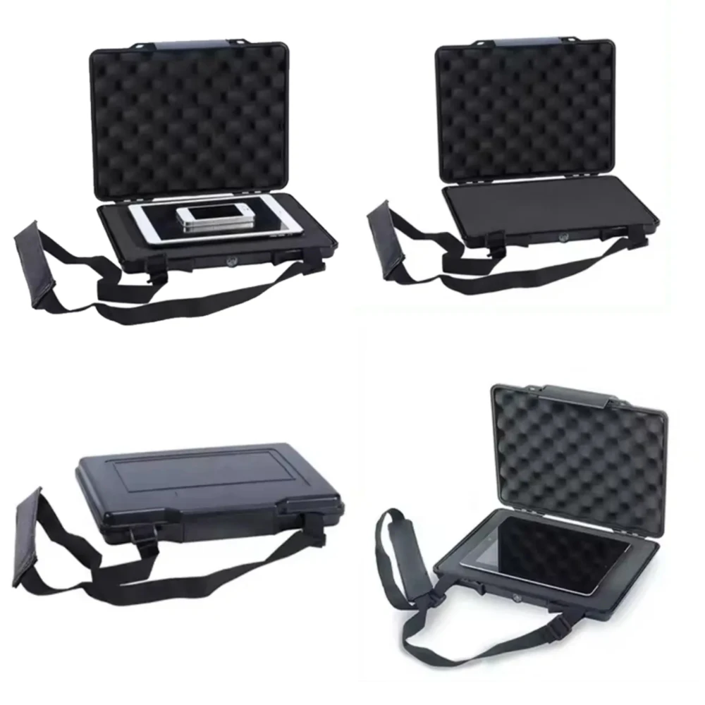 waterproof shockproof outdoor Plastic Carrying Case with Foam for up to Laptop, Notebook, Netbook, Tablet, Electronics, Tools