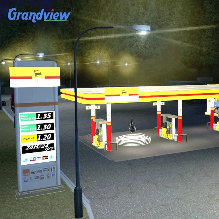 
2020 popular design prime pylon totem signage for gas station and petrol station 