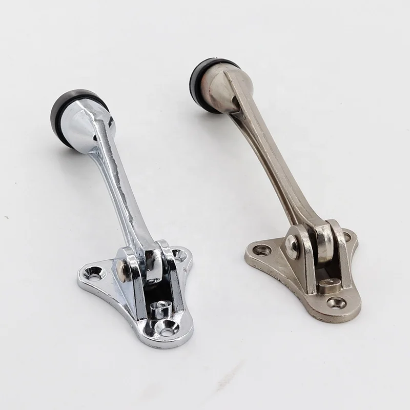 ULW Aluminum Alloy Durable Door Stop Flexible Door Stopper With Under Mount