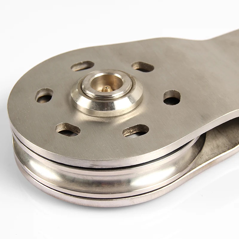 10T stainless steel Snatch Block pulley rope pulley with 6 holes