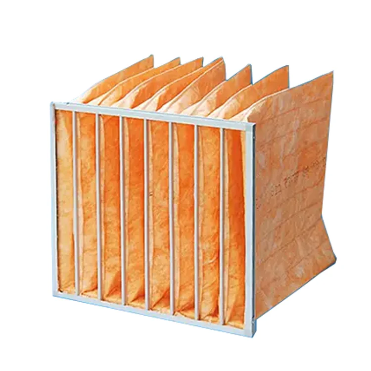 Middle Efficiency glass fiber medium effect filter Air Filter Bag for Air Conditioning Ventilation System