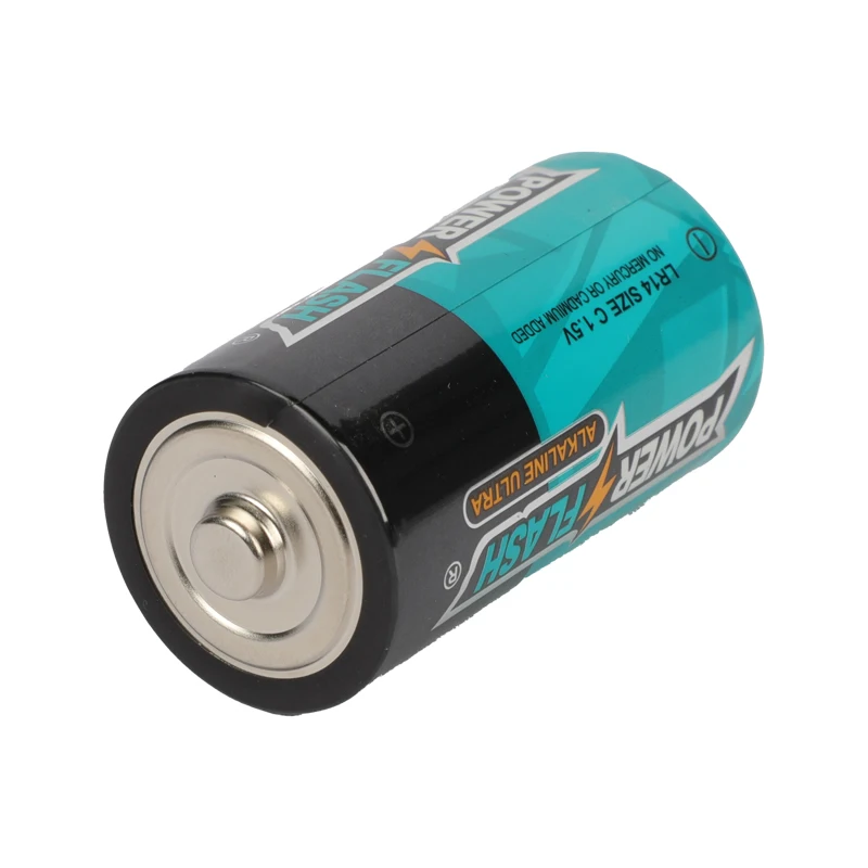 Power Flash Superior Quality 1.5v C LR14 Size C Ultra Alkaline Battery