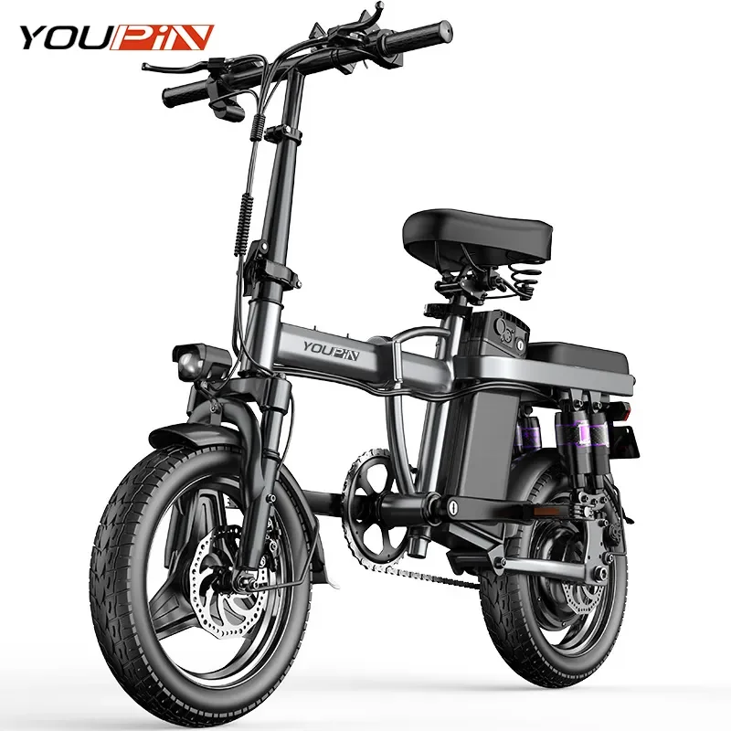 14-дюймовый Электрический велосипед электровелосипед складной электрический городской велосипед 48 В 15ah 30ah складной электрический велосипед с литиевой батареей