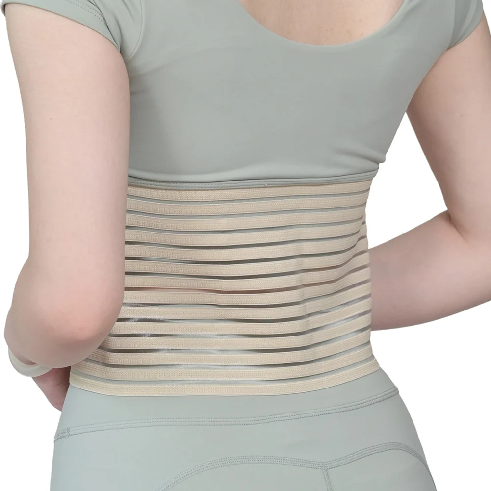 Abdominal Hernia Belt Medical Ostomy Support Adult OEM Soft Universal Opp Bag Packaging Lumbar Back Support Spandex & Nylon 2pcs
