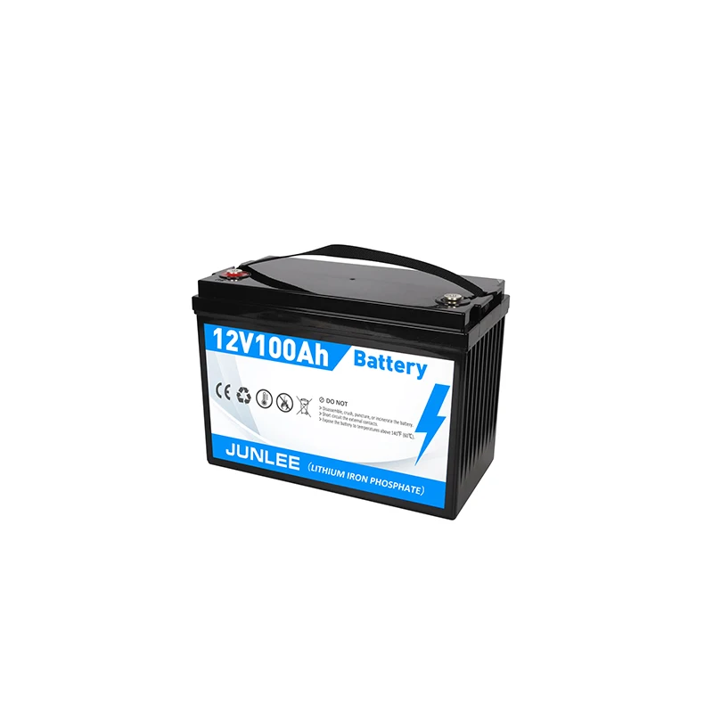 12V 100Ah Lithium LiFePO4 Deep Cycle Battery for Power Wheels Fish Finder and More Built-in BMS for boat trip